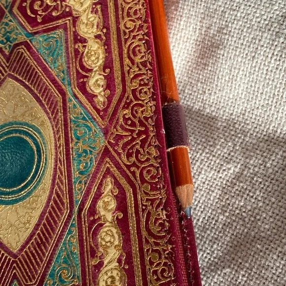 Vintage Bridge Score Notebook with pencil